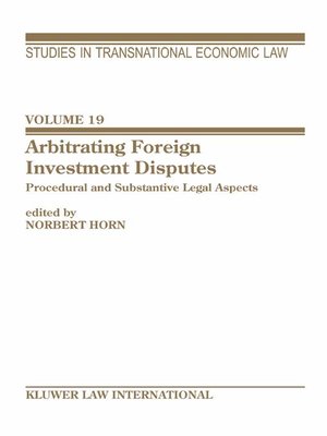 cover image of Arbitrating Foreign Investment Disputes